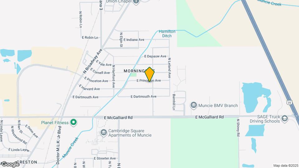 2217 E Princeton Ave Mapa y Detalles de la Ubicación