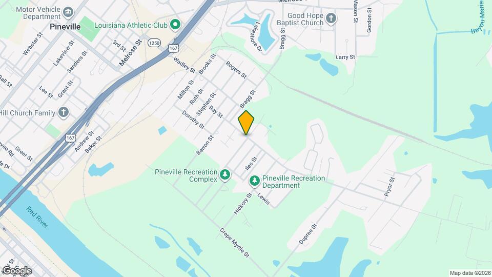 516 Bayou Maria Rd Map and Location Details