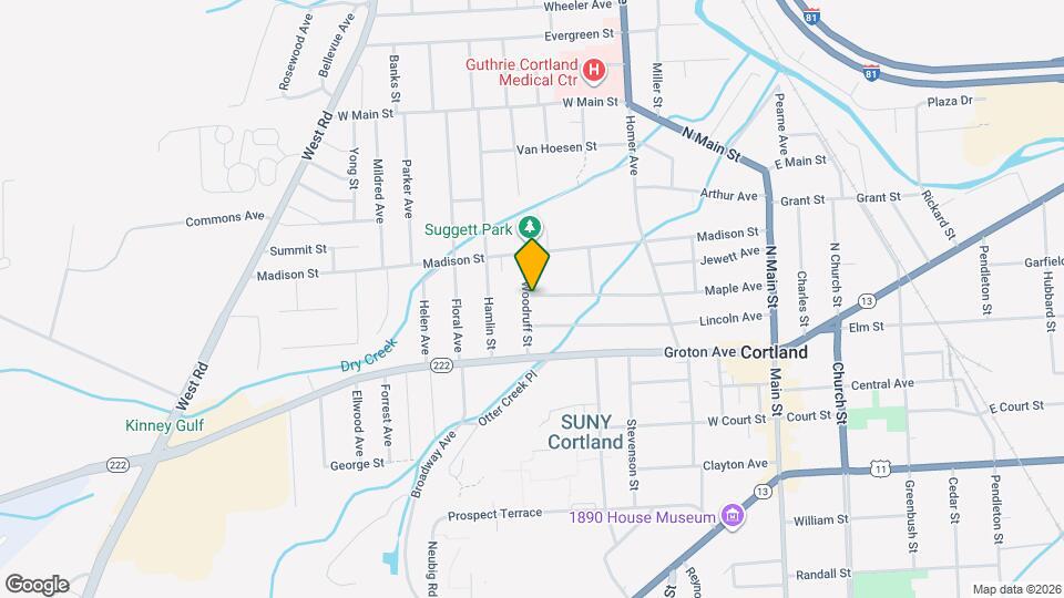 107 Maple Ave Map and Location Details