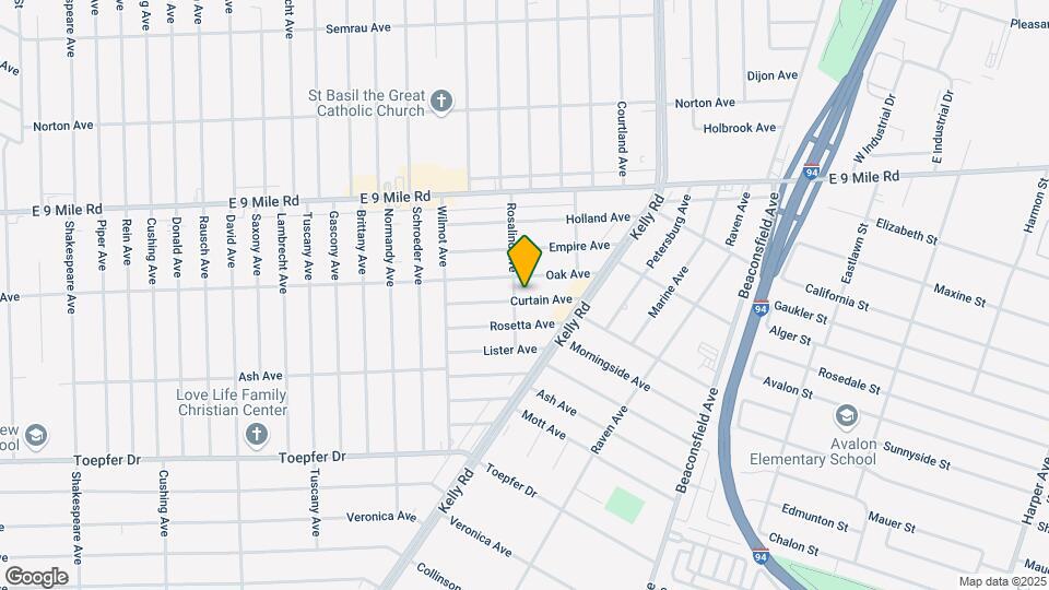 18213 Curtain Ave Map and Location Details