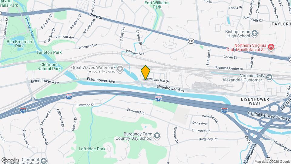 3857 Eisenhower Ave Map and Location Details