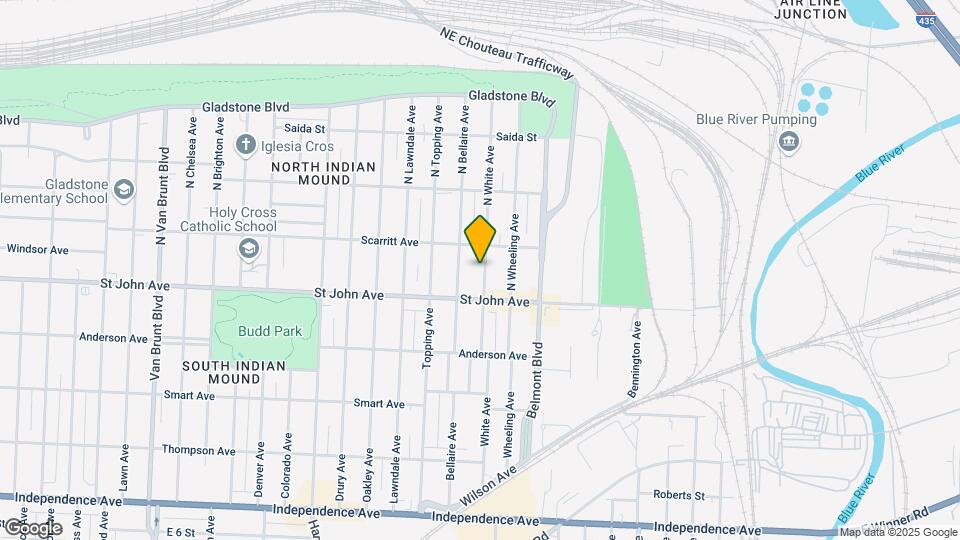 122 N White Ave, Unit Upper Level Map and Location Details
