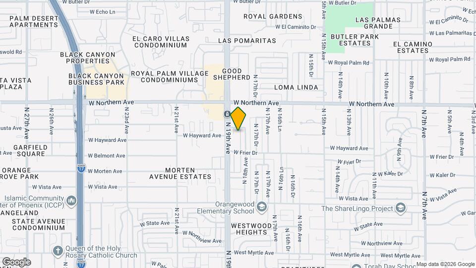 7773 N 19th Ave Map and Location Details