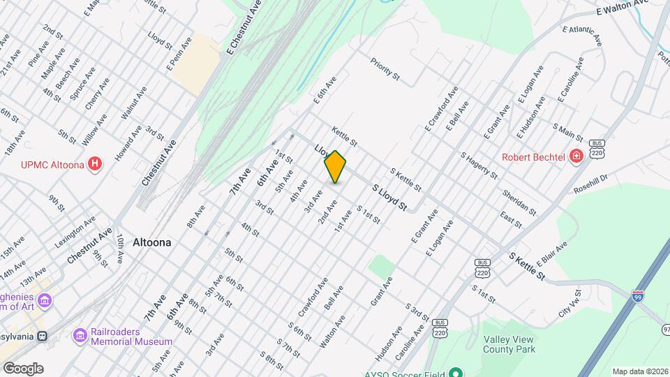 206 1st St Map and Location Details