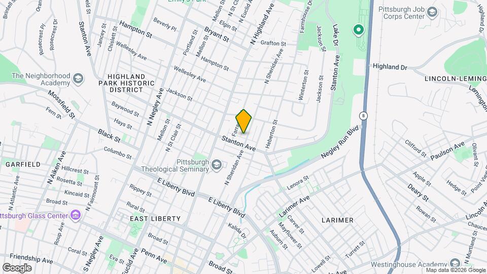 813 N Sheridan Ave, Unit 1 Map and Location Details