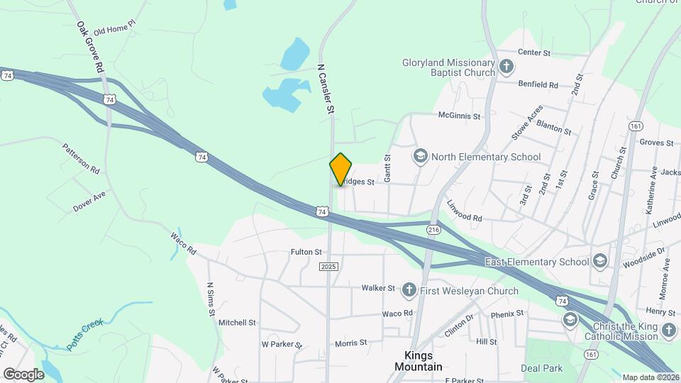 715 Lackey St Map and Location Details