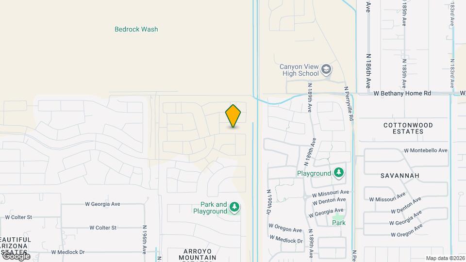 19210 W Solano Dr Map and Location Details