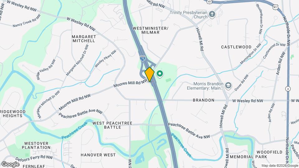 1200 Moores Mill Rd NW, Unit B103 Map and Location Details