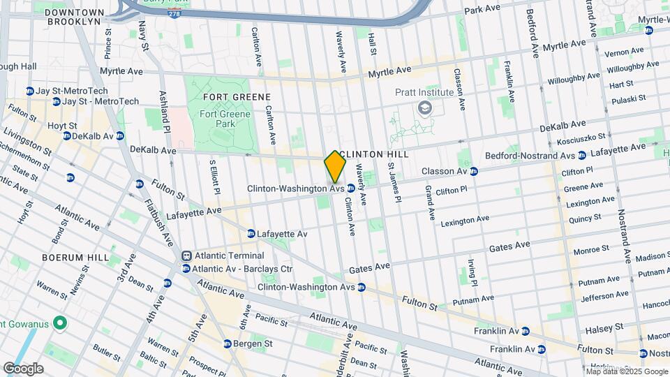 215 Lafayette Ave Map and Location Details