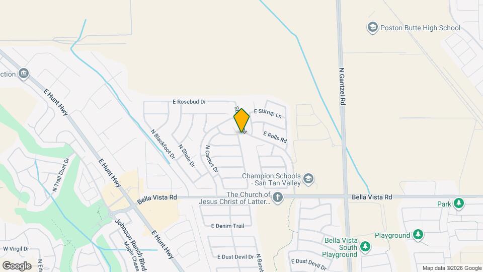 31587 N. Mesquite Way Mapa y Detalles de la Ubicación