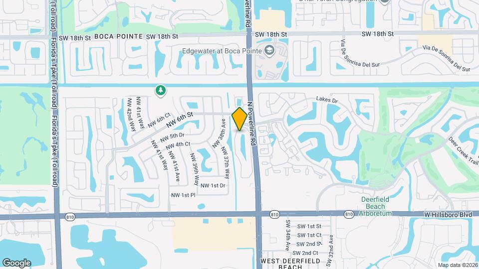 439 NW 36th Ave Map and Location Details