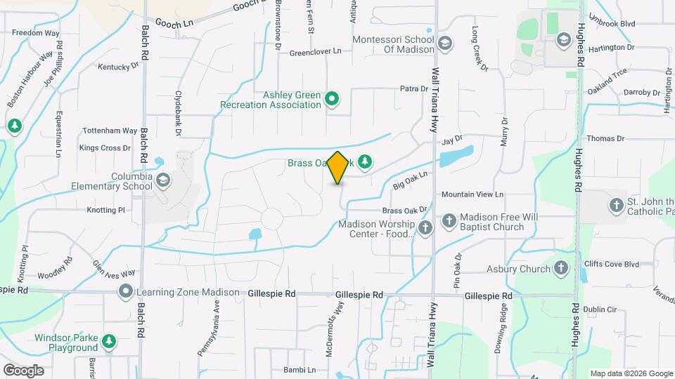 139 Brass Oak Dr Map and Location Details