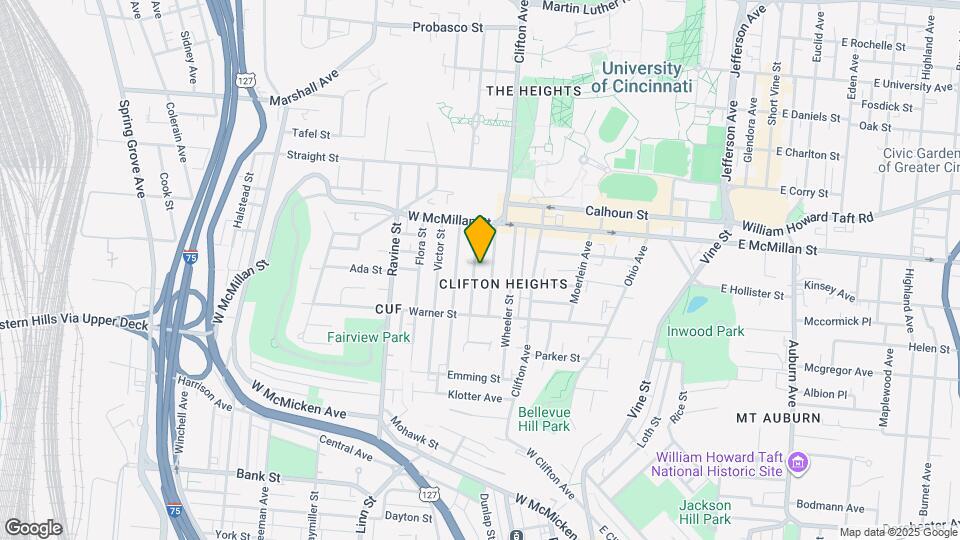 2342 Chickasaw St Map and Location Details