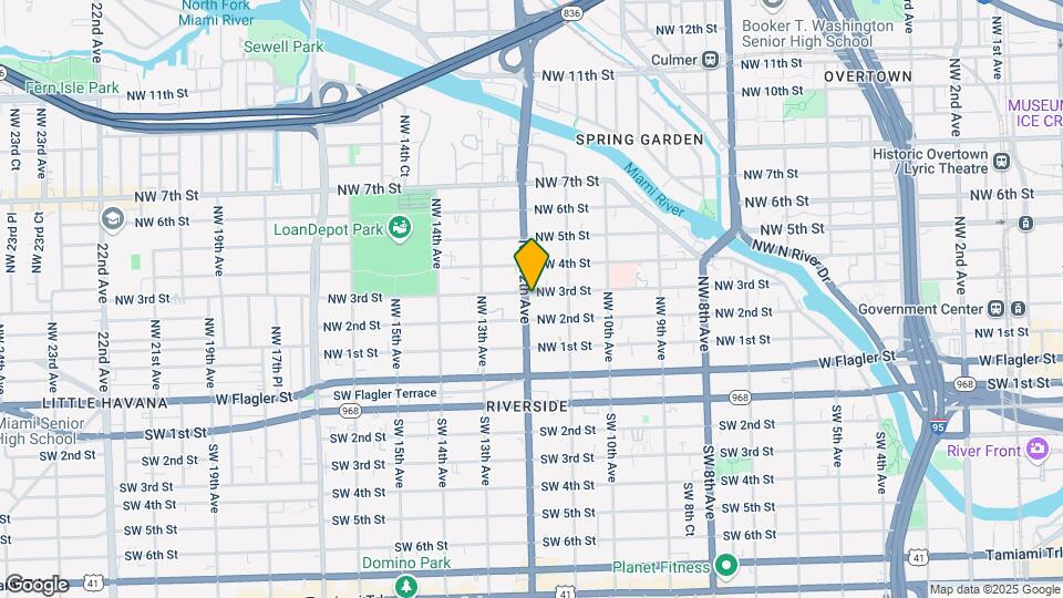 237 NW 12th Ave Map and Location Details