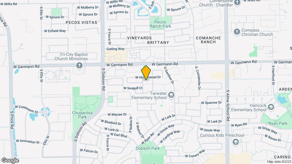 1634 W Pelican Ct Map and Location Details
