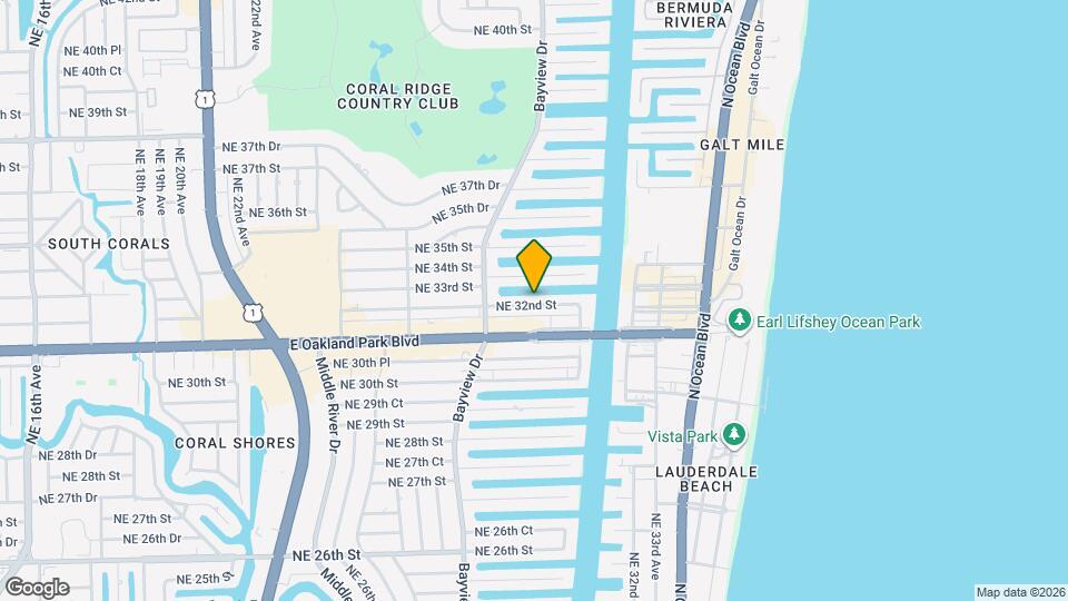 2841 NE 32nd St, Unit 18 Map and Location Details