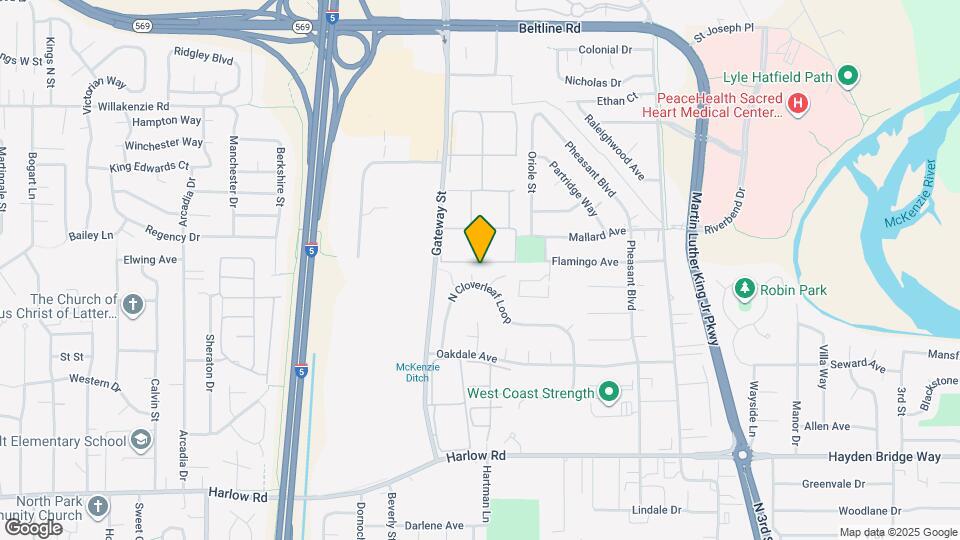 880 N Cloverleaf Loop Map and Location Details