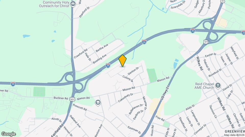 1101 Woodale Cir Map and Location Details