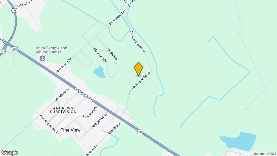 1527 Middlepen Rd SE Map and Location Details