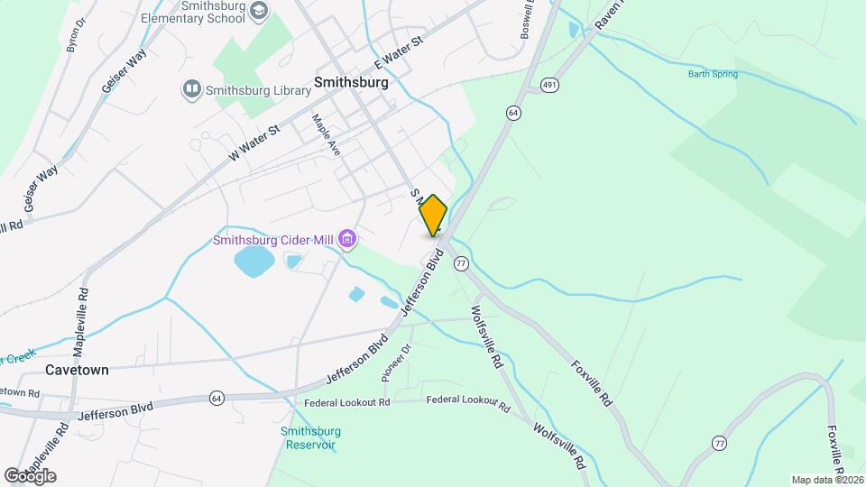 108 S Main St Map and Location Details