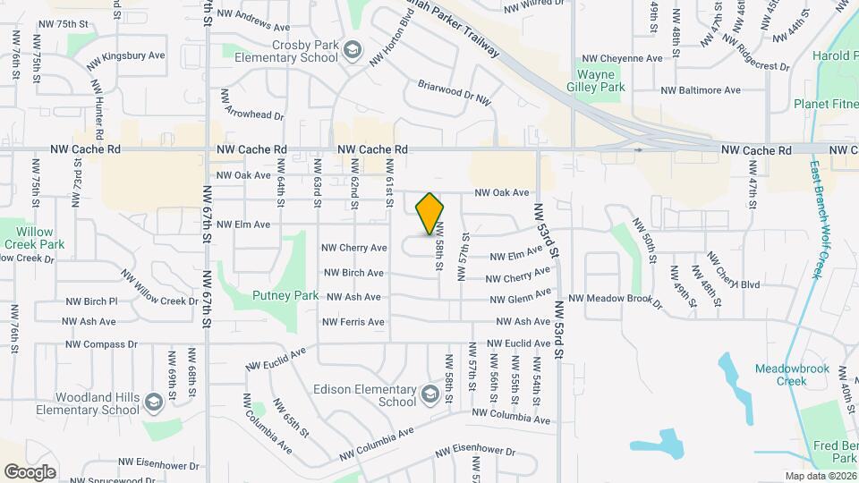 5804 NW Liberty Ave Map and Location Details