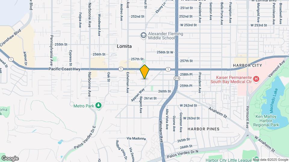 25901-25905 Walnut St Map and Location Details
