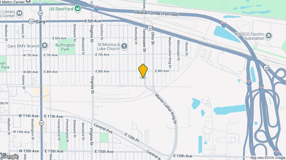 844 Tennessee St Map and Location Details