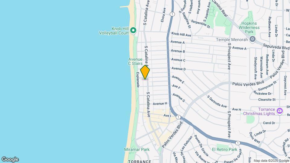 1301 S Catalina Ave Map and Location Details