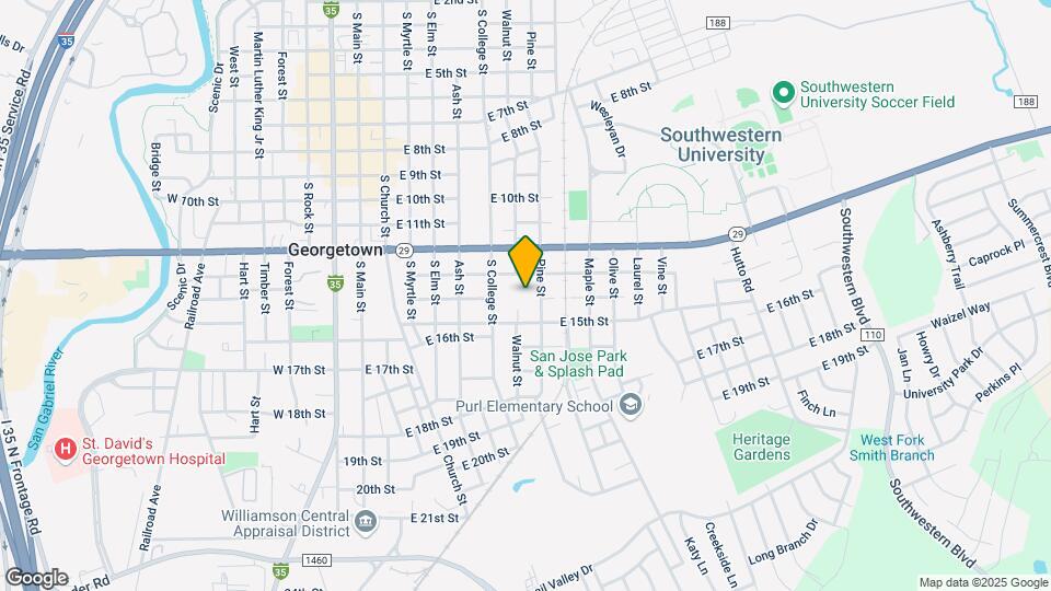 1312 Pine St Map and Location Details