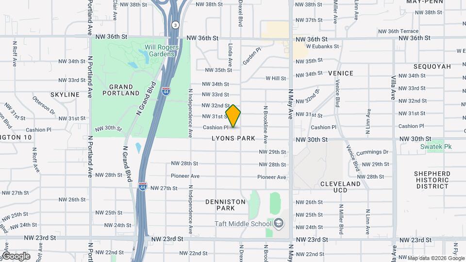 3112 Cashion Pl Map and Location Details