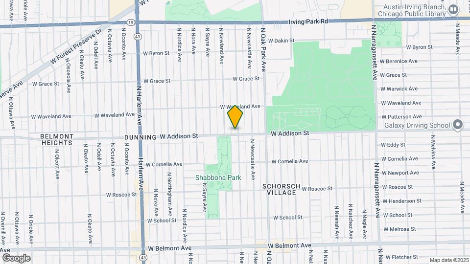 3600 N New England Ave Map and Location Details