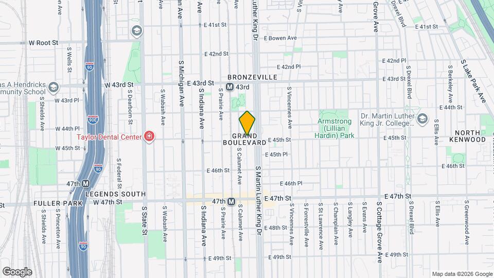 353 E 45th St Map and Location Details