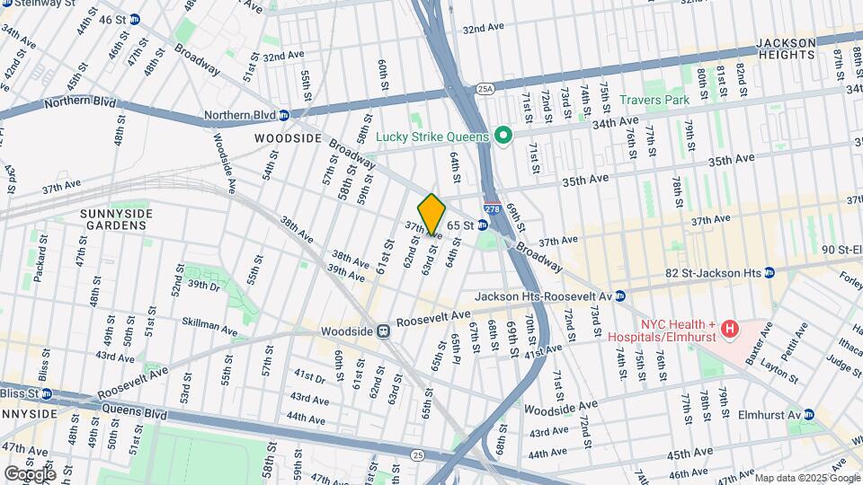 3708 63rd St Map and Location Details