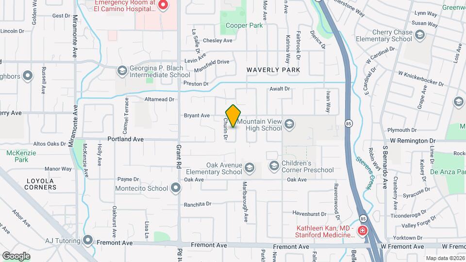 3426 Woodstock Ln Map and Location Details