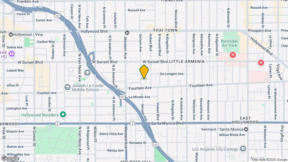 1344 Serrano N Ave Map and Location Details