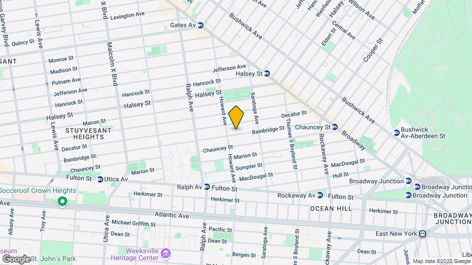 443 Bainbridge St Map and Location Details