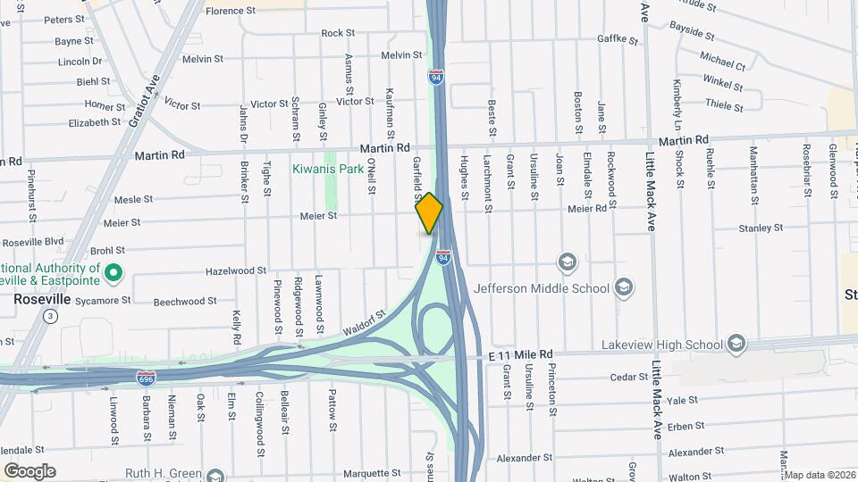 27510 Garfield St Map and Location Details