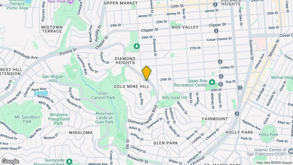 5320 Diamond Heights Blvd, Unit 105K Mapa y Detalles de la Ubicación