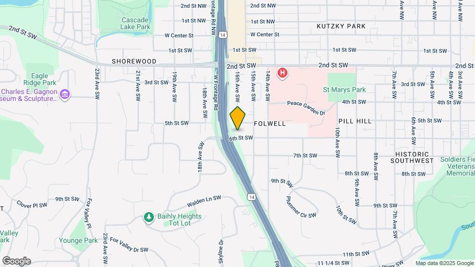 1531 6th St SW Map and Location Details