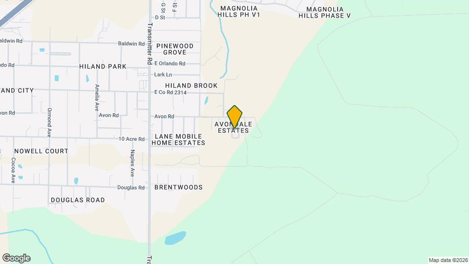 2615 Avondale Ct Map and Location Details