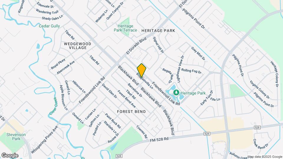 16734 Bougainvilla Ln Map and Location Details