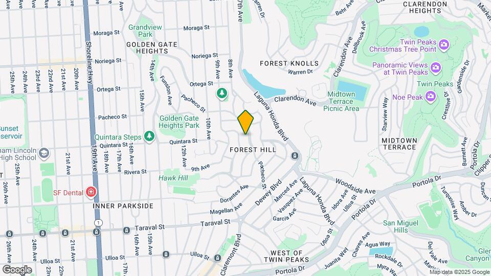 365 Pacheco St Map and Location Details