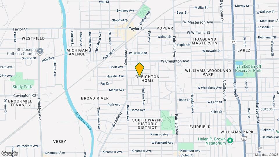 2505 Miner St Mapa y Detalles de la Ubicación