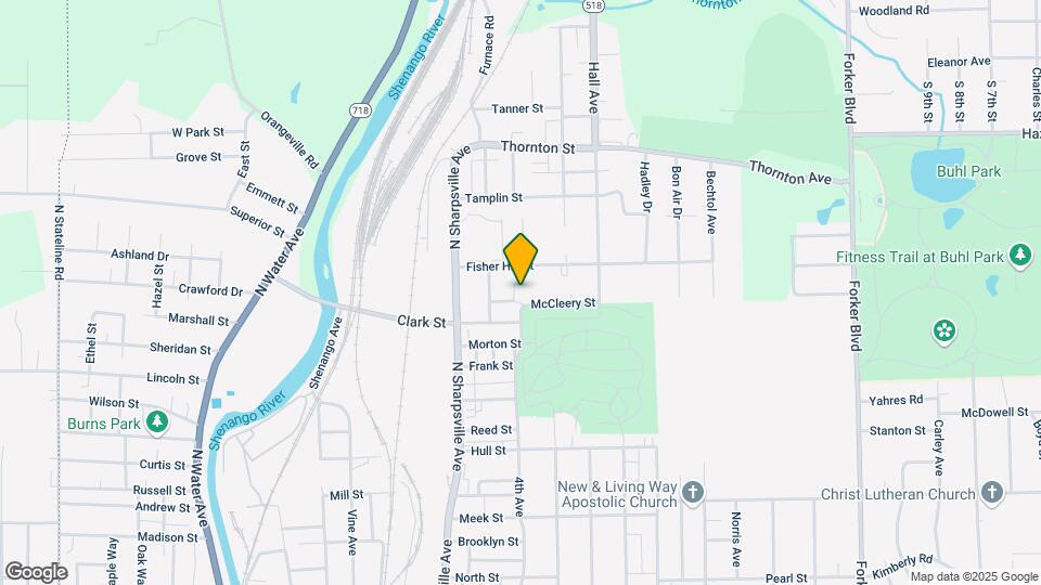455 McCleery St Map and Location Details