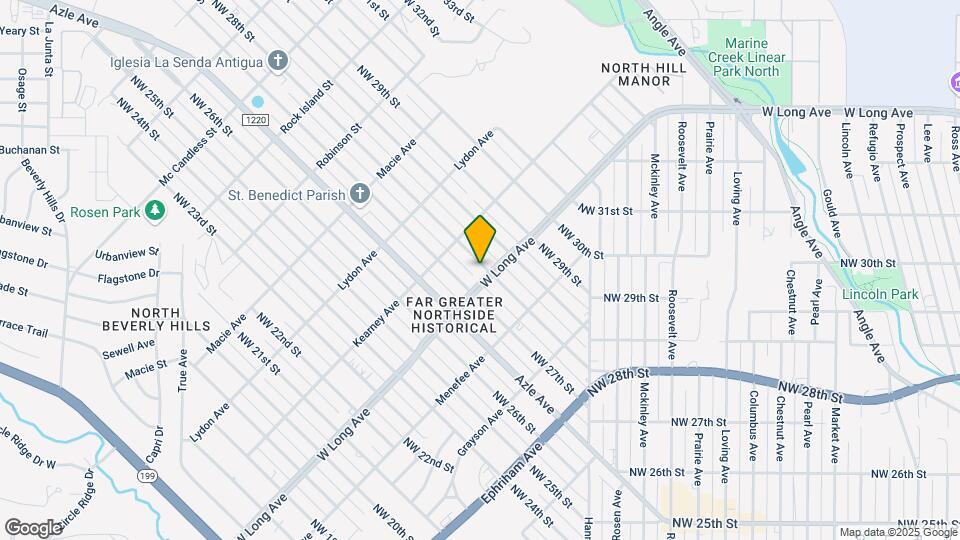 2705 NW 28th St Map and Location Details