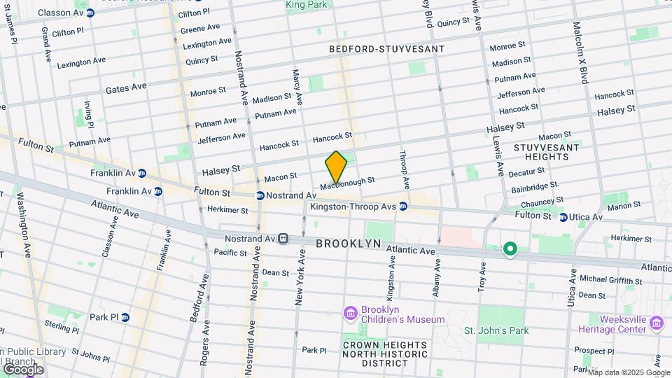 32 Macdonough St Mapa y Detalles de la Ubicación