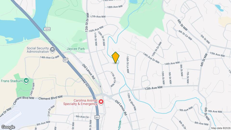 1021 14th Ave NW Map and Location Details