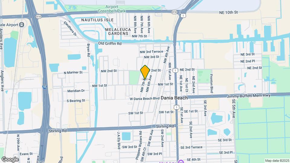 114 NW 7th Ave Map and Location Details