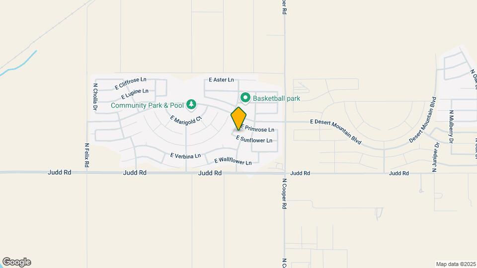 11376 E Sunflower Ln Map and Location Details