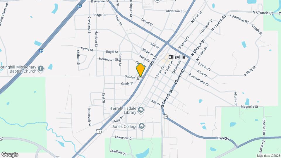 321 Dubose St Map and Location Details